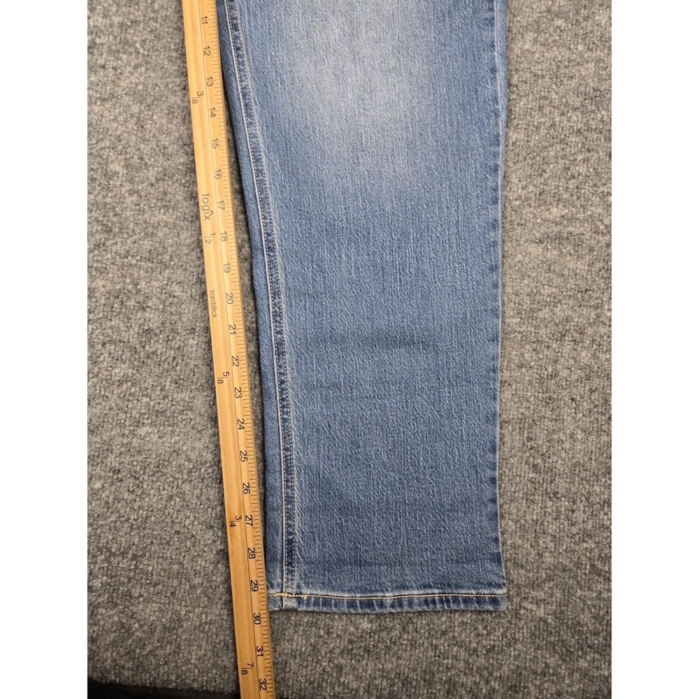 Old Navy Womens 14 Blue Denim Rolled Mid-Rise Wow Boyfriend Ankle Jeans NWT#1109 - Picture 8 of 10
